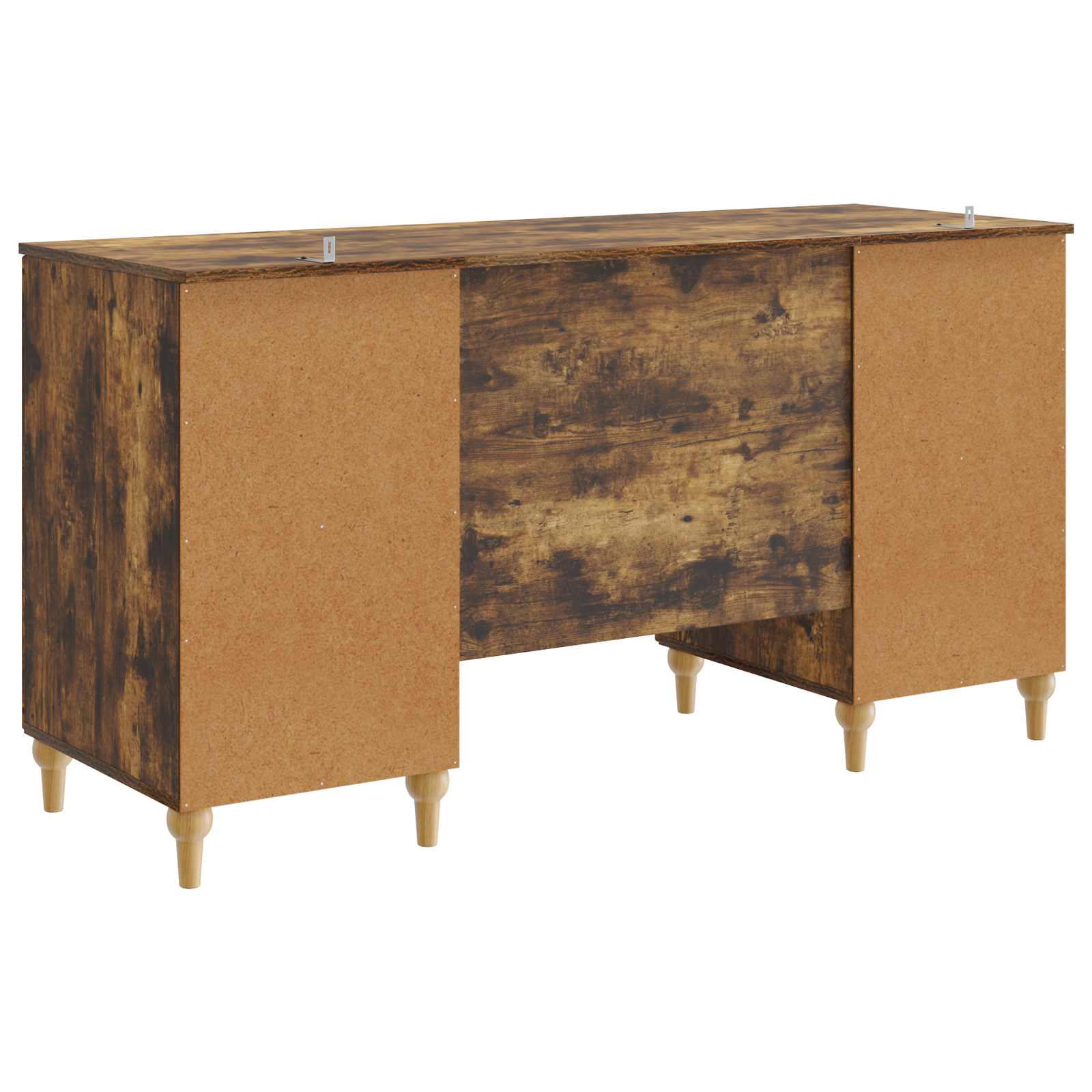 Schreibtisch mit Regal Schwarz 142,5 x 50 x 75 cm Holzwerkstoff
