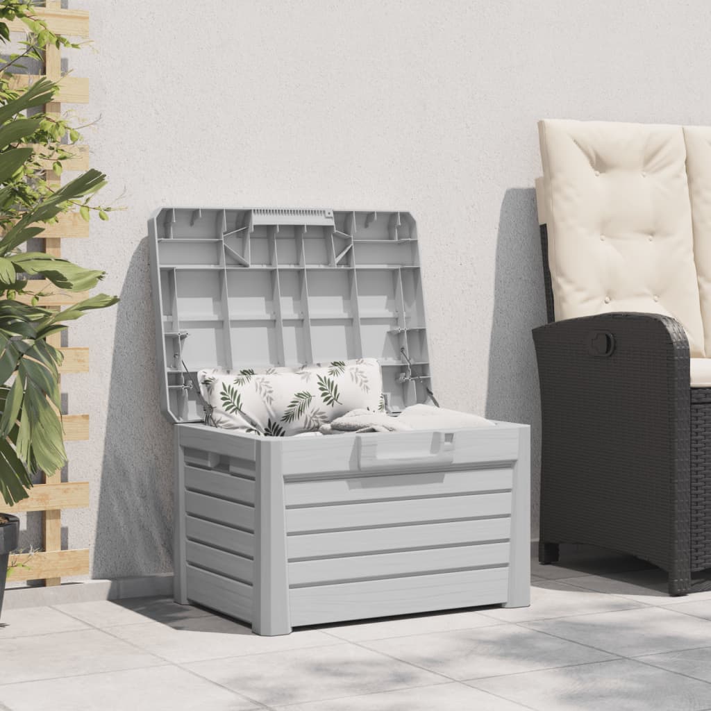 Outdoor-Kissenbox Anthrazit 73x50,5x46,5 cm Polypropylen