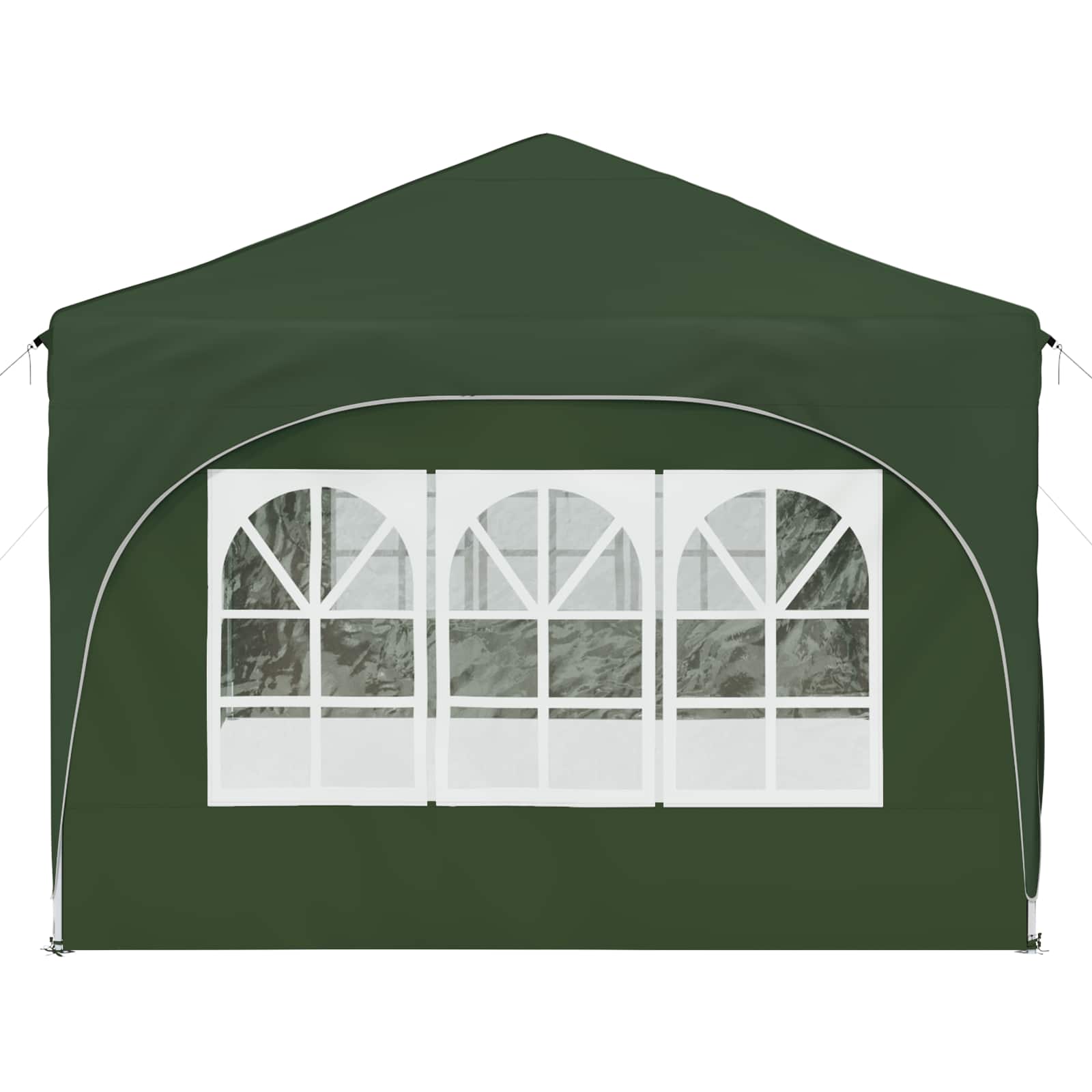 Pop-up Partyzelt 575 x 288 x 245 cm Creme Oxford-Stoff