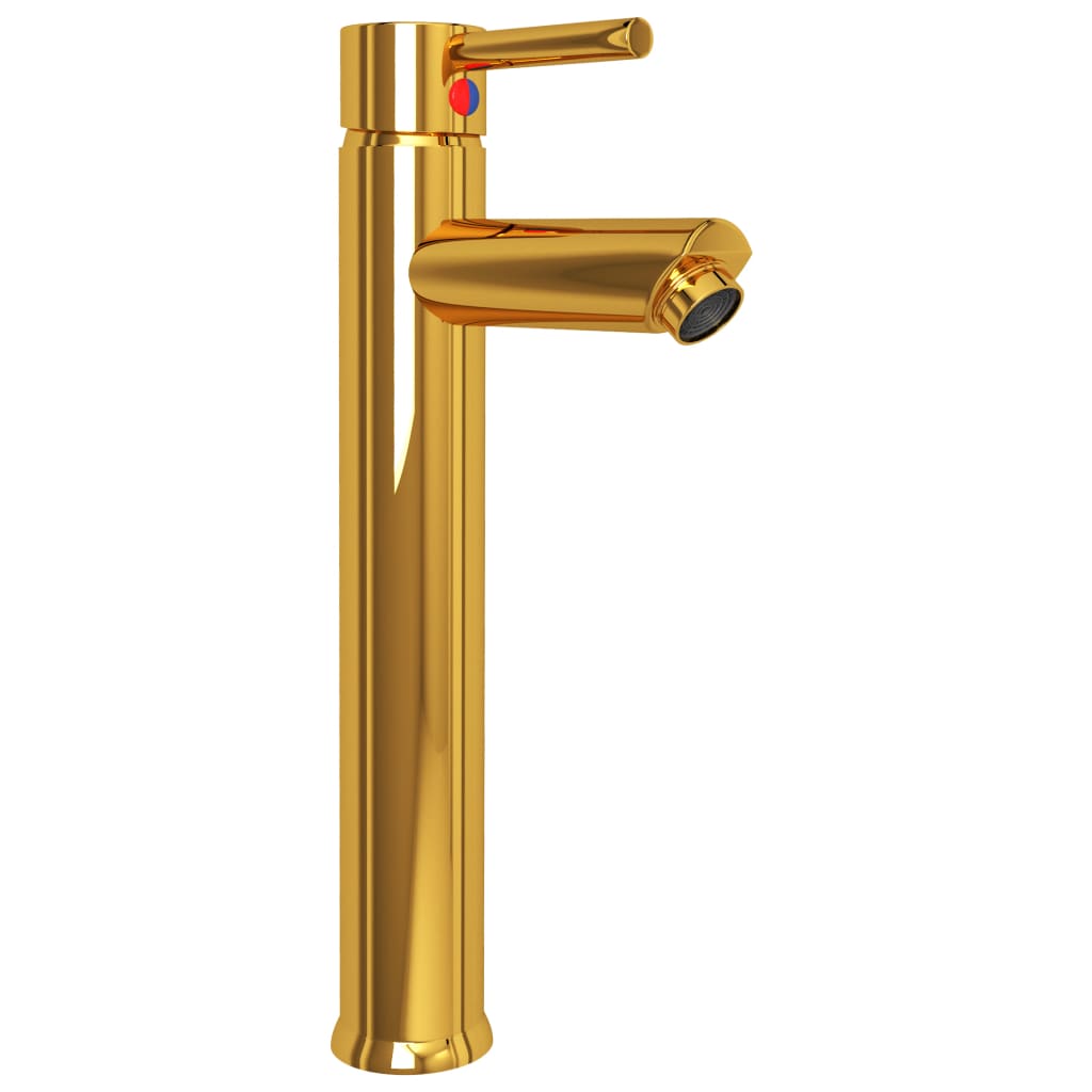 Waschbecken mit Armatur und Ablaufgarnitur Hartglas