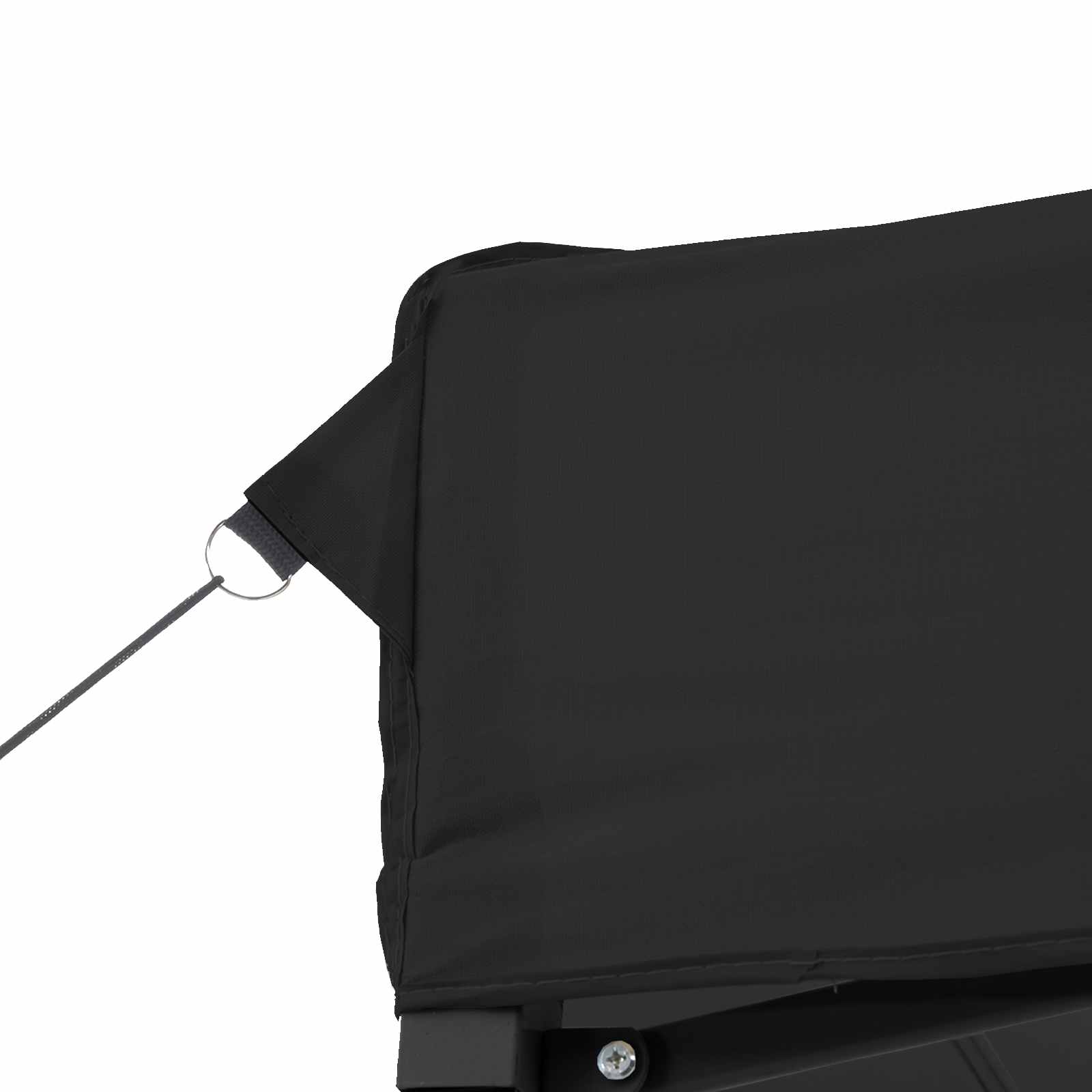 Partyzelt Faltbar Pop-Up Schwarz 292x292x315 cm
