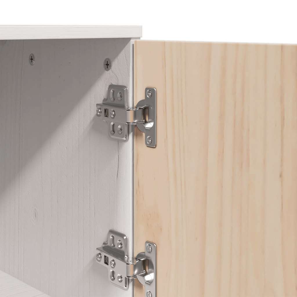 Highboard 67x40x108,5 cm Massivholz Kiefer