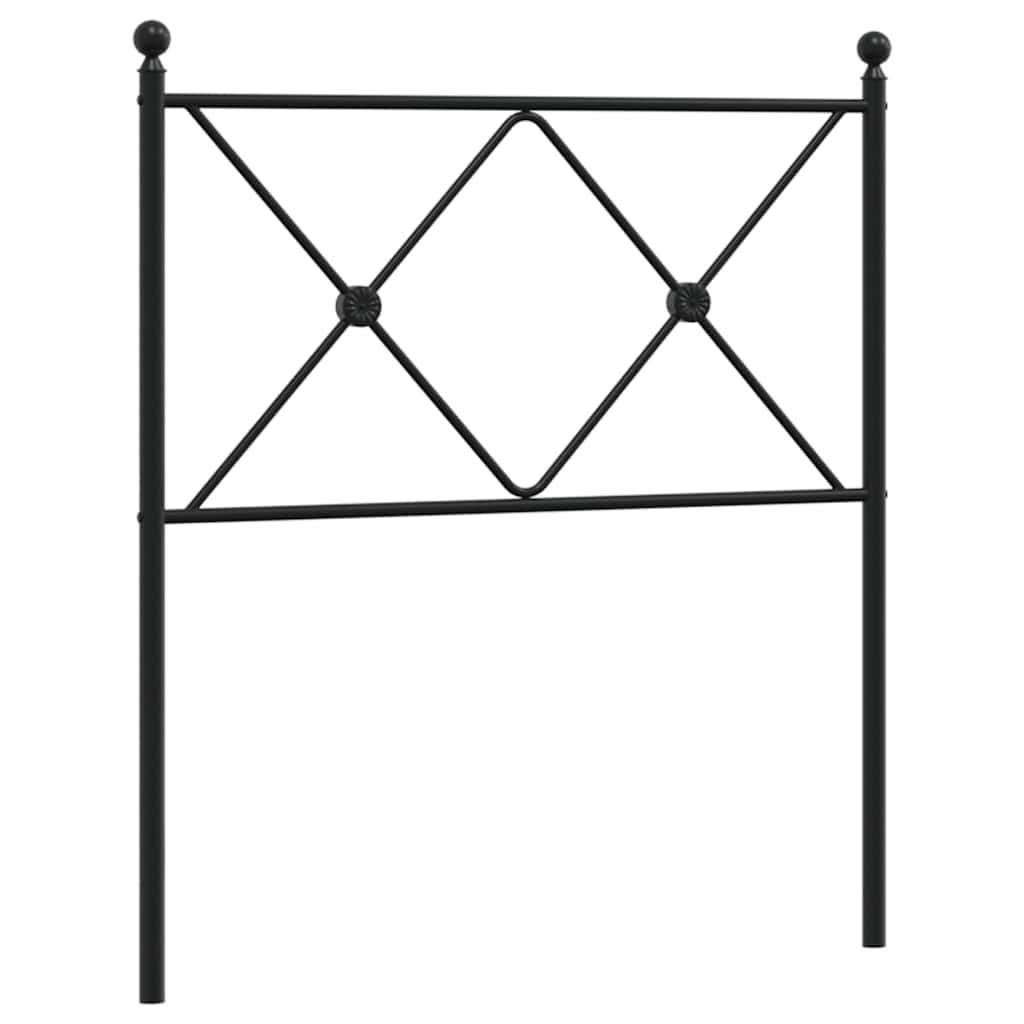 Ersatz-Kopfteil Metall Schwarz 75 cm