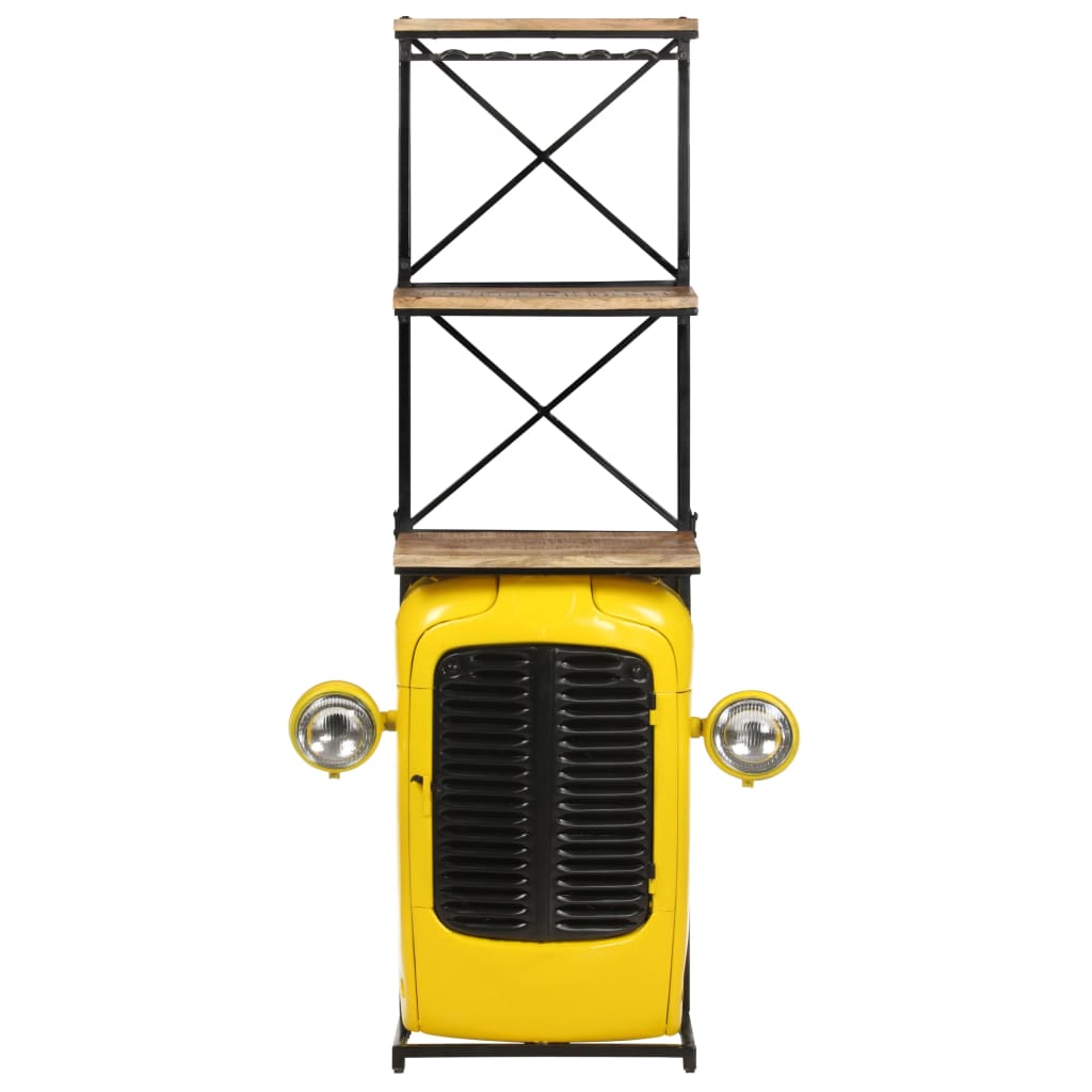 Traktor-Weinschrank 49x31x172 cm Mango Massivholz