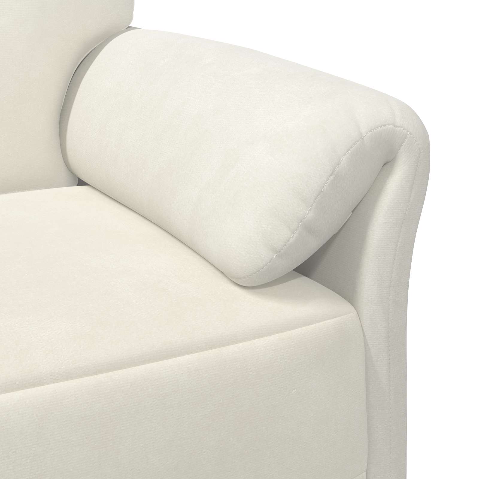1-Sitzer Sofa Hellgrau 88 x 83 x 95 cm Samt