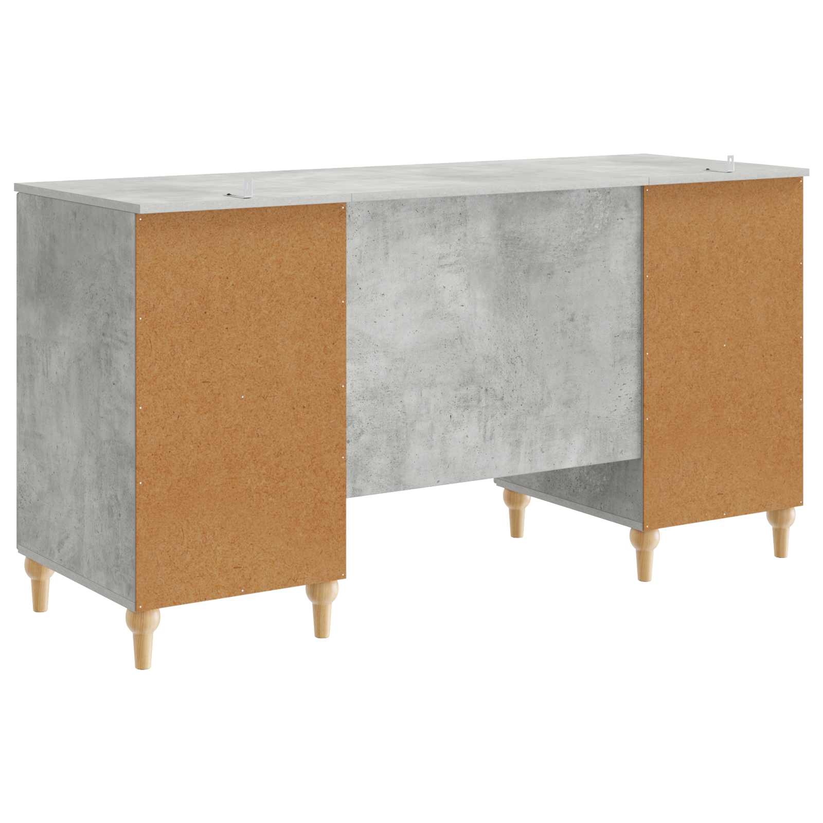 Schreibtisch mit Regal Schwarz 142,5 x 50 x 75 cm Holzwerkstoff