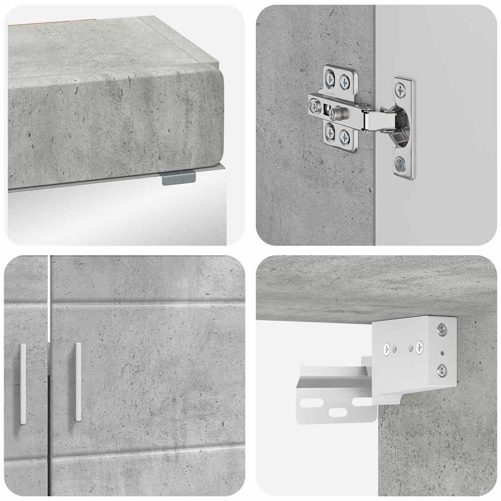 Badezimmermöbel-Set TULUM 2 pcs Weiß 60 x 34 x 63 cm