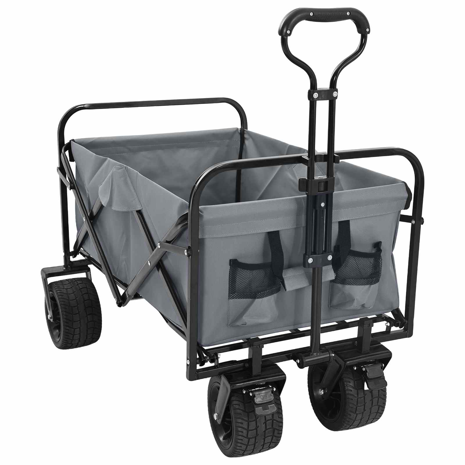 Faltwagen Blau 89 x 63 x 96 cm Stahl und Polyester-Oxford