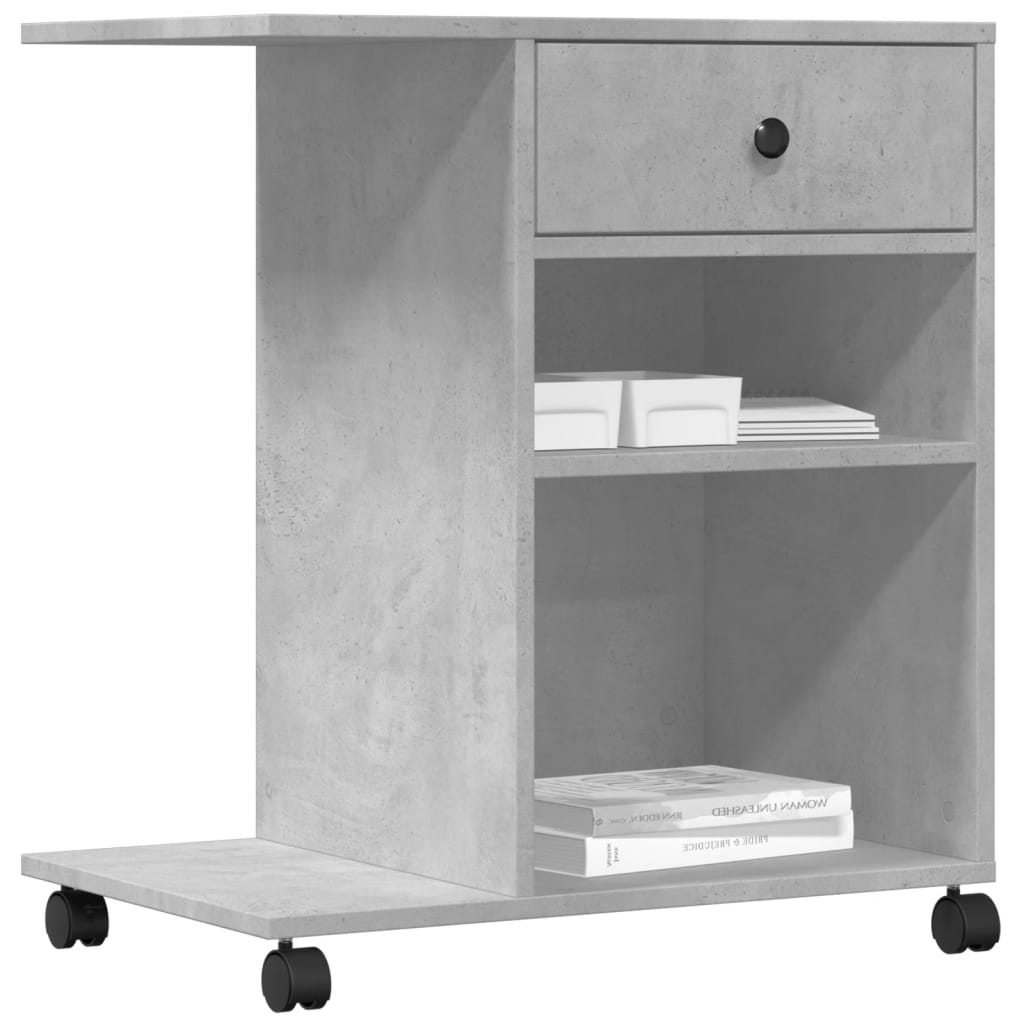 Druckerständer Uni Altholz 60 x 40 x 68.5 cm Holzwerkstoff