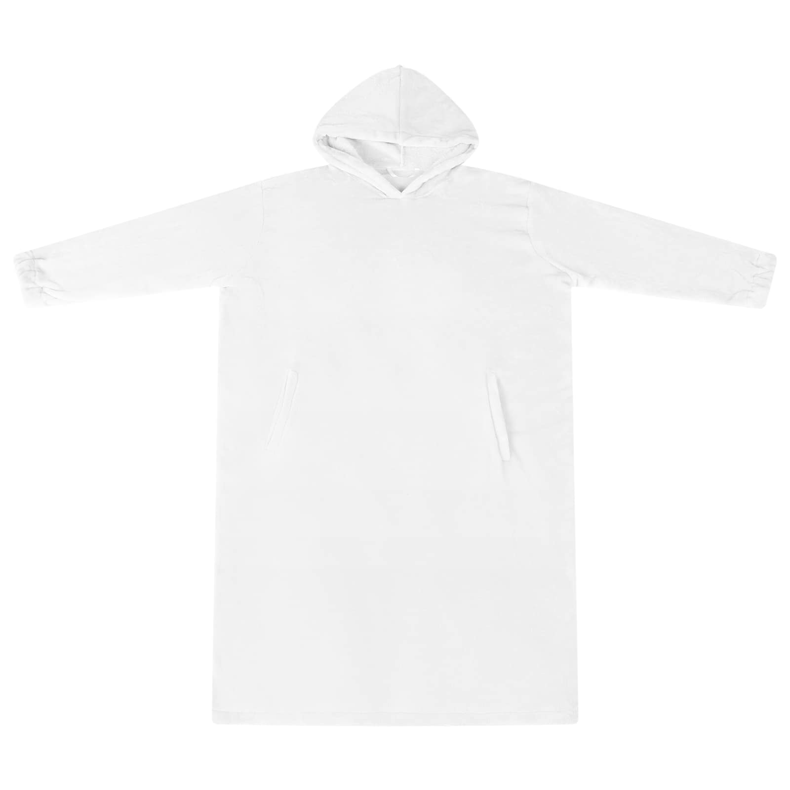 Decken-Hoodie Beige S Flanell