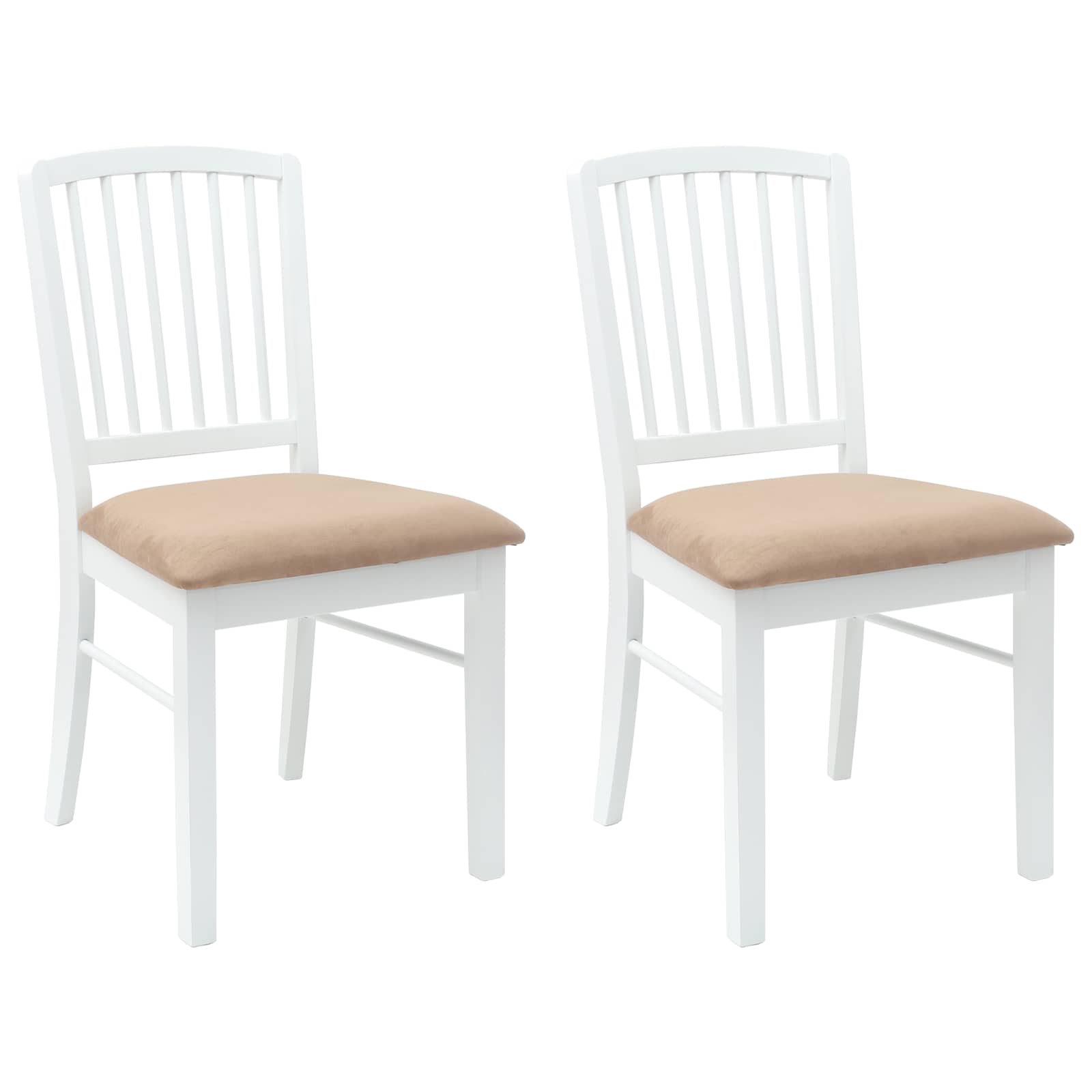 Esszimmerstühle 2 pcs Hellbraun 50 x 52,5 x 91 cm