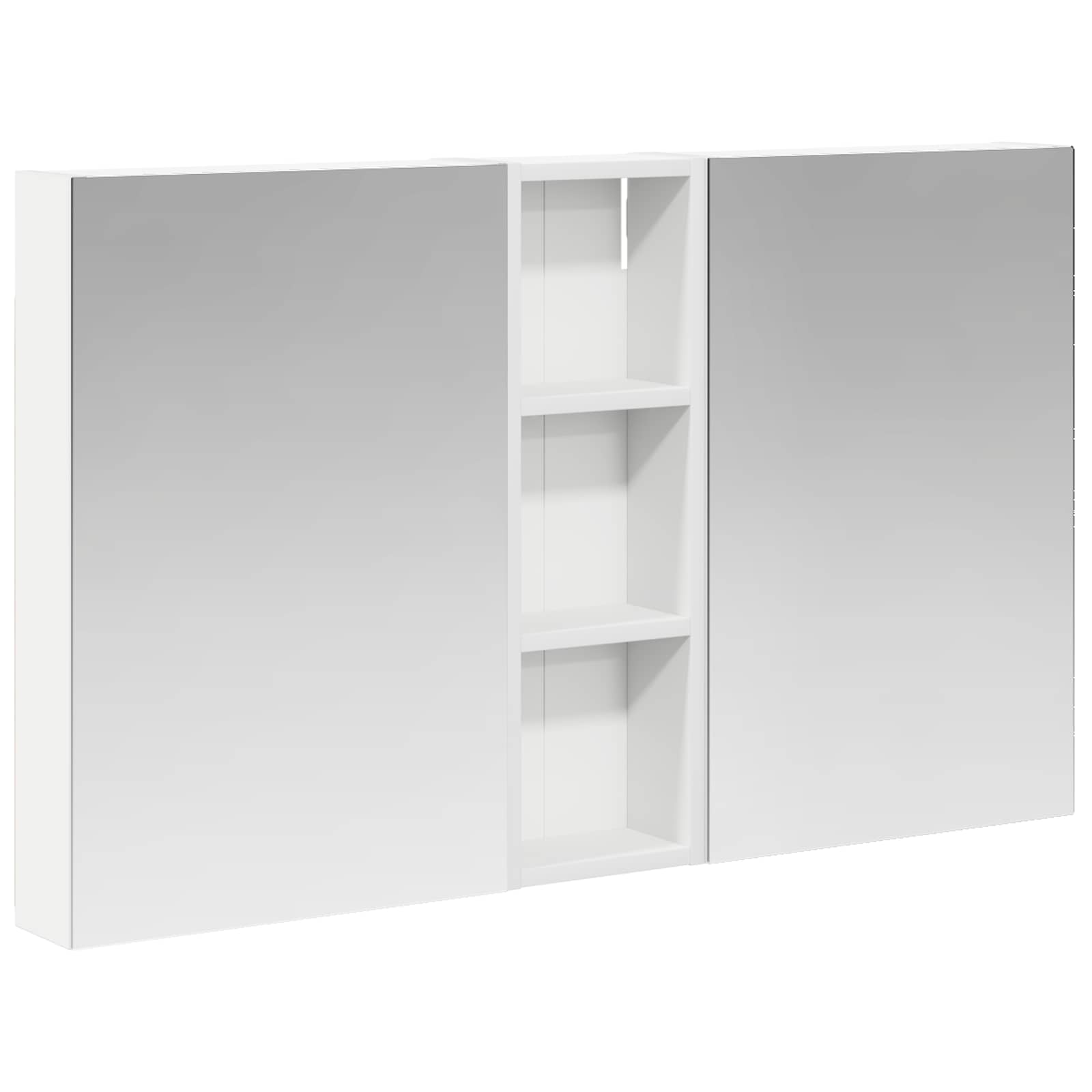 Badezimmerschrank-Set 3 pcs 80 x 10,5 x 50 cm Holzwerkstoff