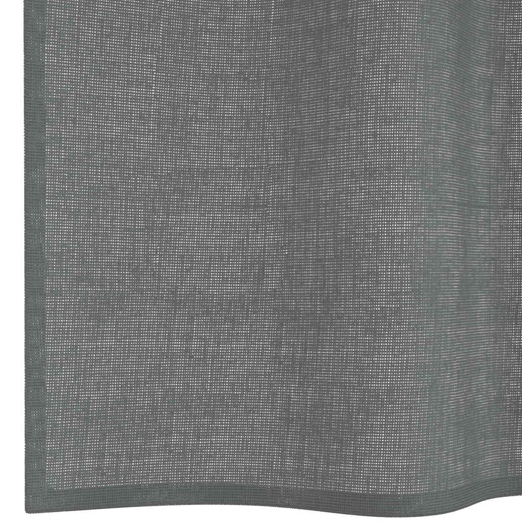 Voile Vorhänge mit Ösen 2 Stk. Apfelgrün 140x140 cm
