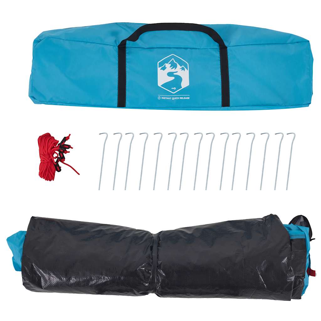 Kuppel-Campingzelt 3 Personen Grün Quick Release