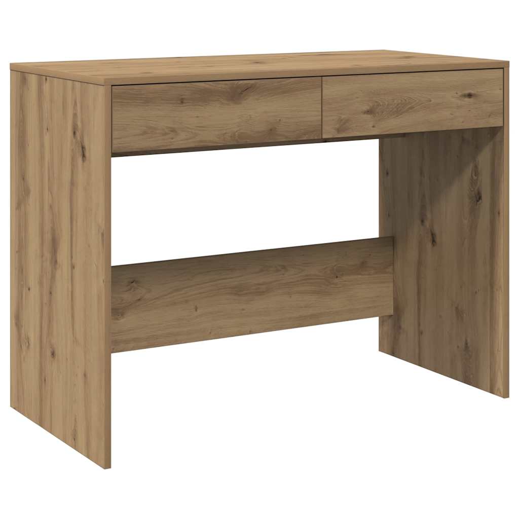 Schreibtisch Weiß 101x50x76,5 cm Holzwerkstoff