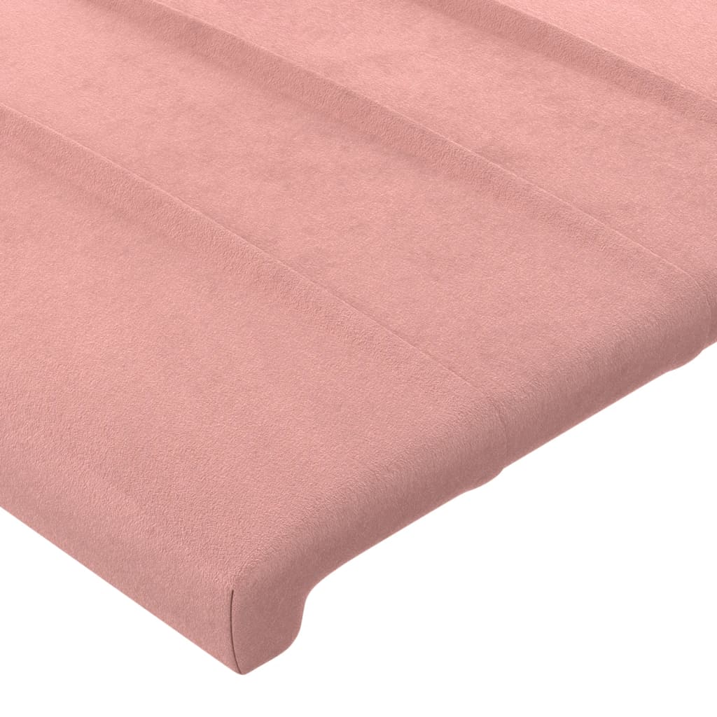 Kopfteil Hellgrau 80x5x118/128 cm Samt