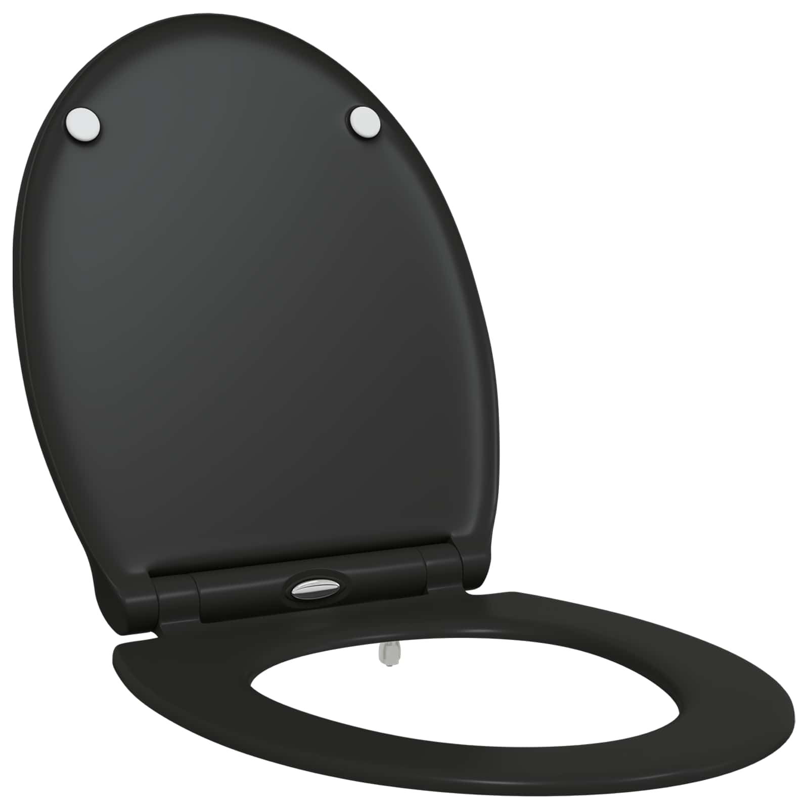 Toilettensitz Anthrazit 45,5 x 37,5 x 3,8 cm Duroplast