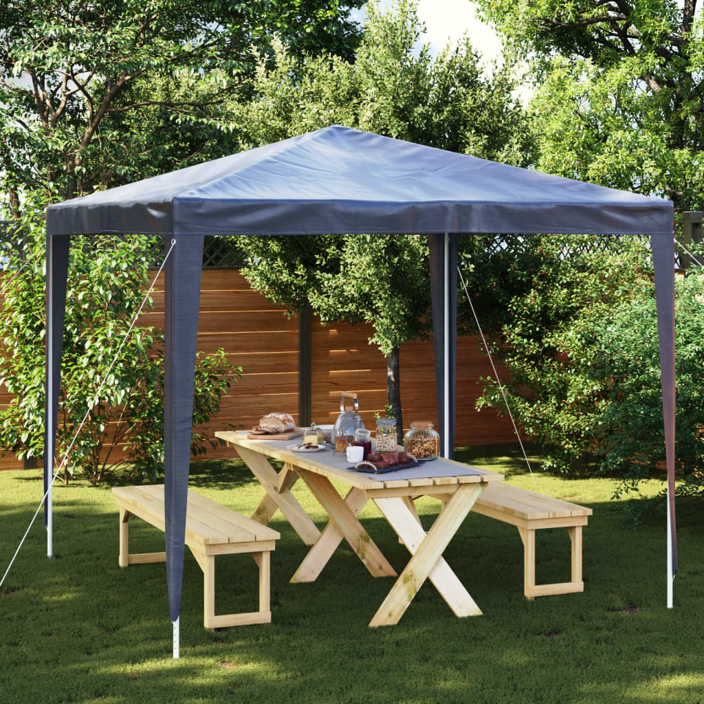 Party-Zelt 200 x 200 x 240 cm Rot PE und Stahl