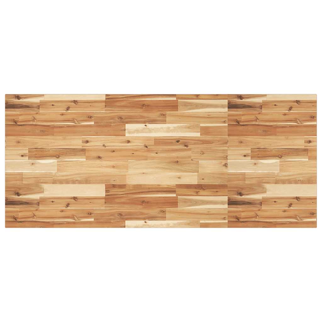 Schreibtischplatte Unbehandelt 60x50x2 cm Massivholz Akazie