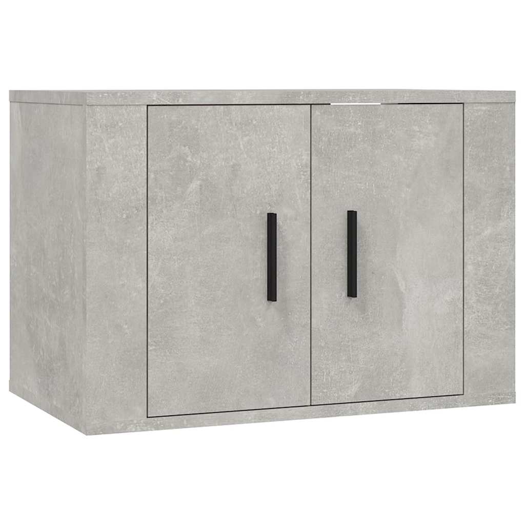 3-tlg. TV-Schrank-Set Weiß Holzwerkstoff