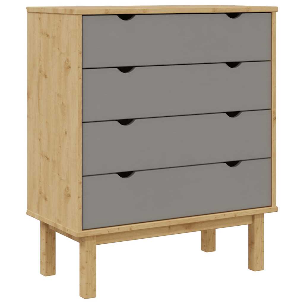 Schubladenschrank OTTA 76,5x39,5x90 cm Massivholz