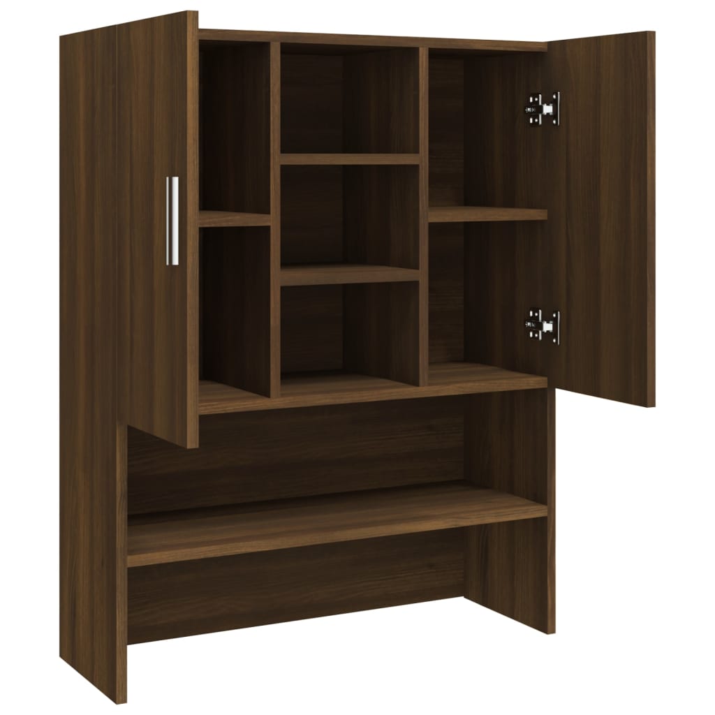 Waschmaschinenschrank Weiß 70,5x25,5x90 cm