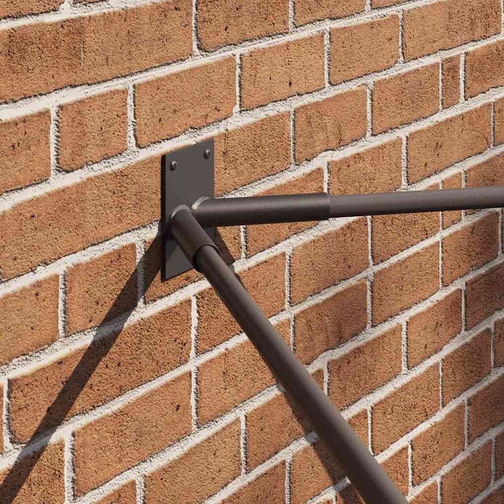 Fahnen Pole Holde Schwarz 10,5 x 7,5 x 0,25 cm Stahl