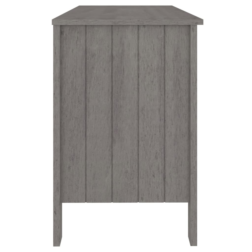Schreibtisch HAMAR Honigbraun 113x50x75 cm Massivholz Kiefer