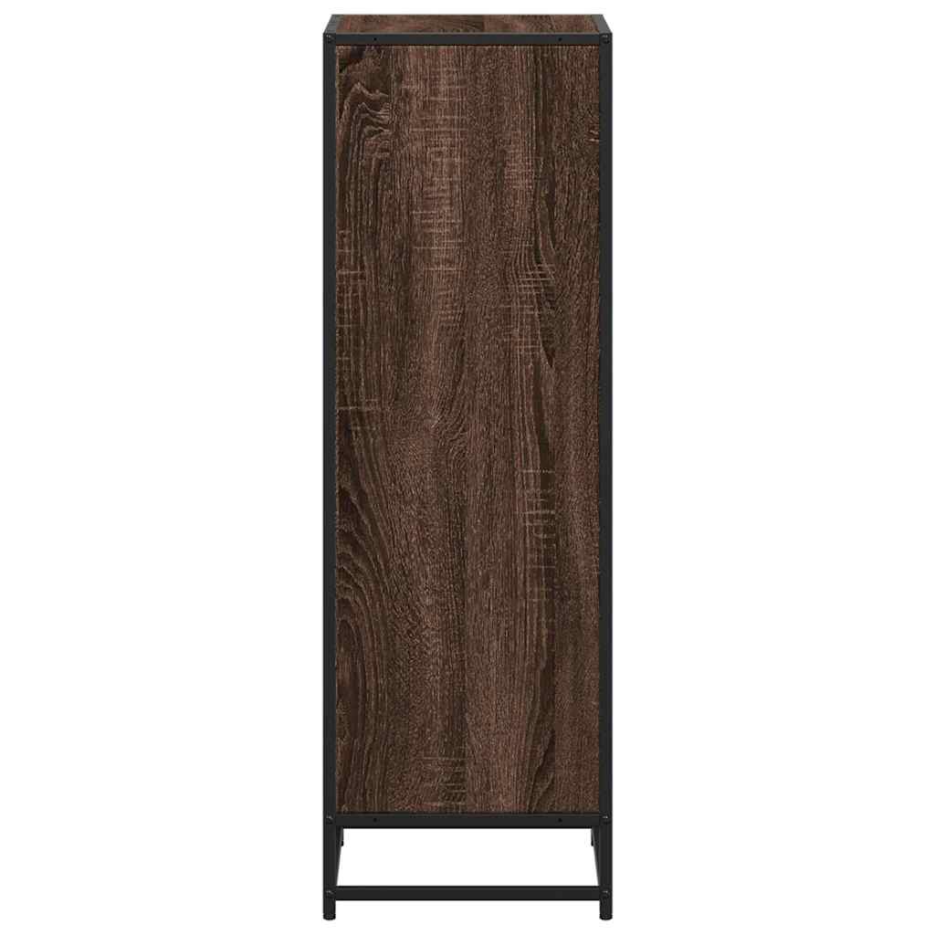 Bücherregal Schwarz 60x35x139 cm Holzwerkstoff