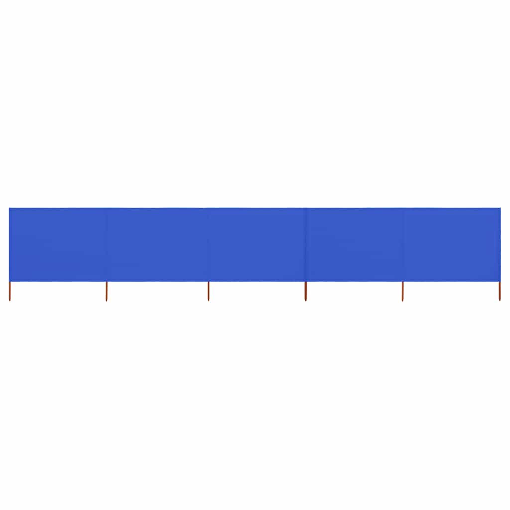 3-teiliges Windschutzgewebe 400 x 120 cm Weiß