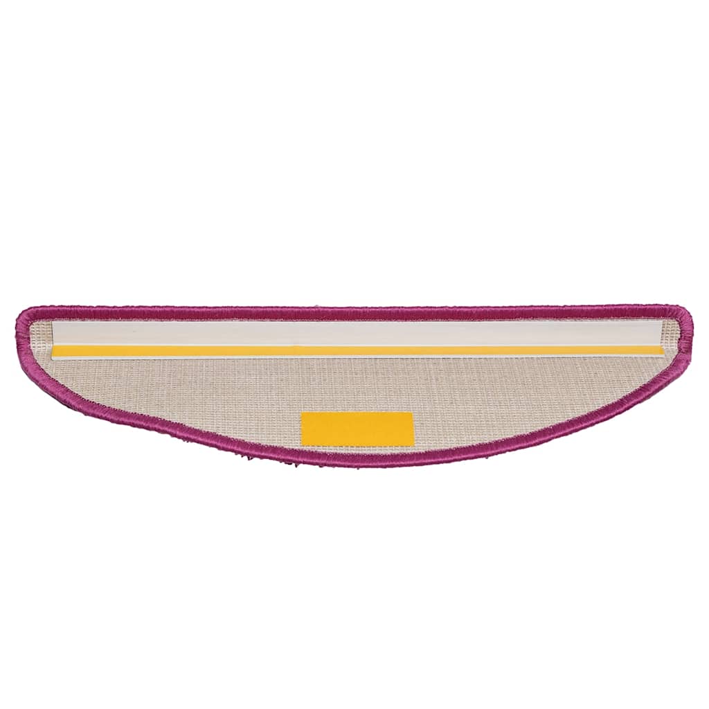 Stufenmatten 15 Stk. 56x17x3 cm Grau Halbrund
