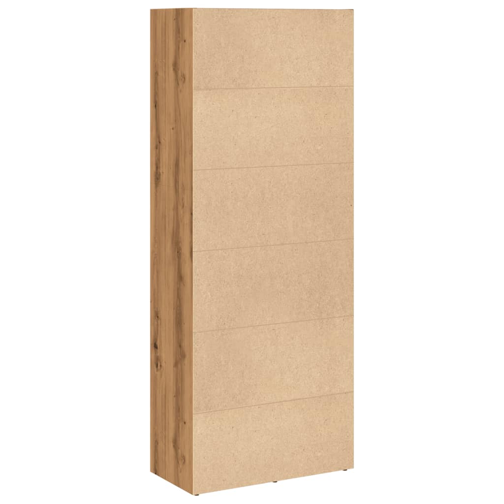 Bücherregal Weiß 80x30x189 cm Holzwerkstoff