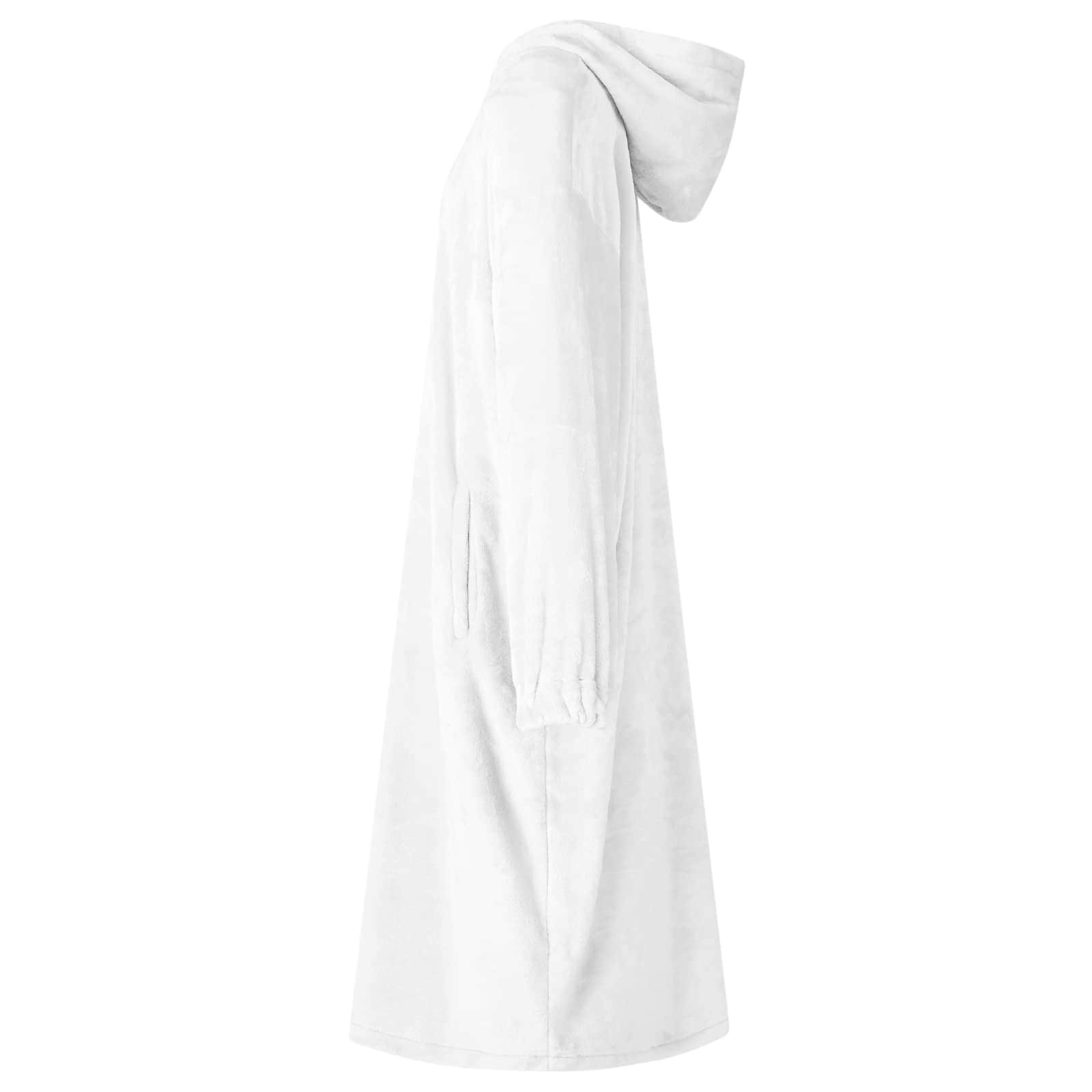Decken-Hoodie Beige S Flanell