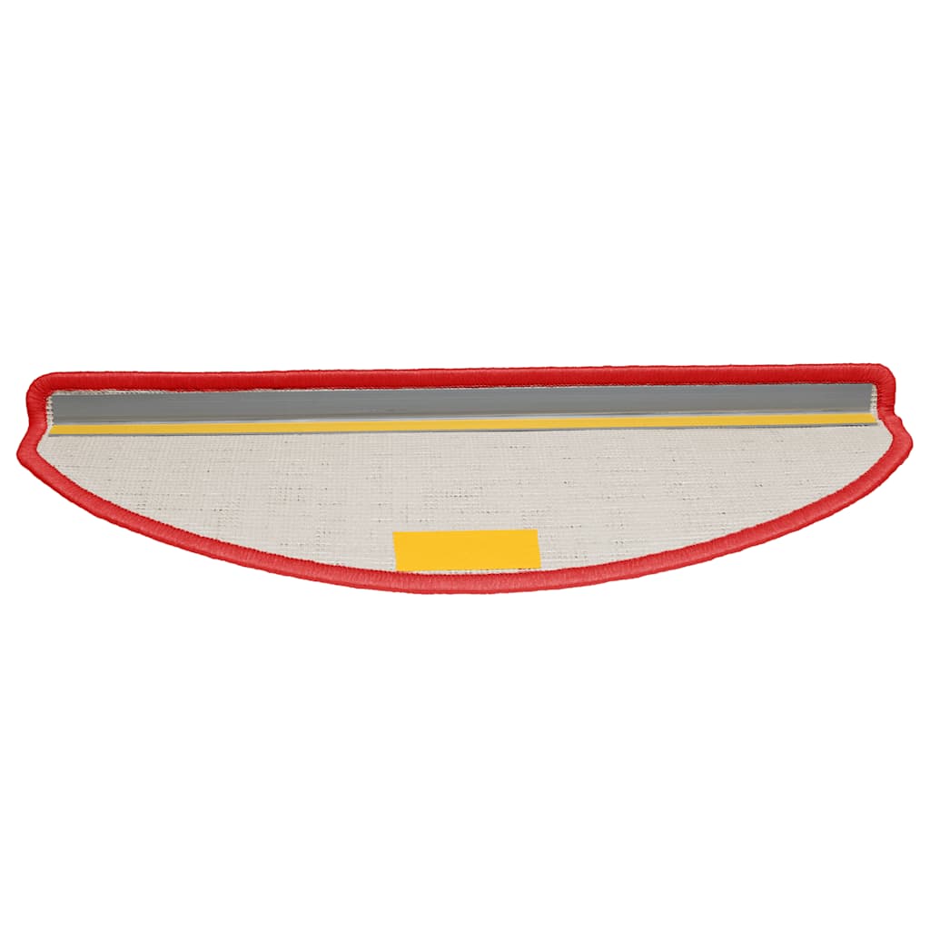 Stufenmatten 15 Stk. 56x17x3 cm Grau Halbrund