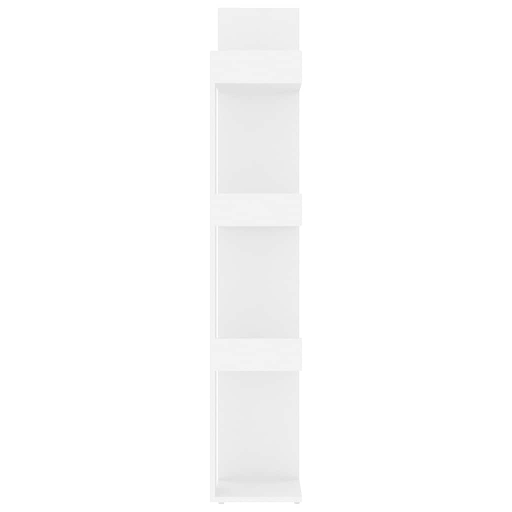 Bücherregal Weiß 86x25,5x140 cm Holzwerkstoff