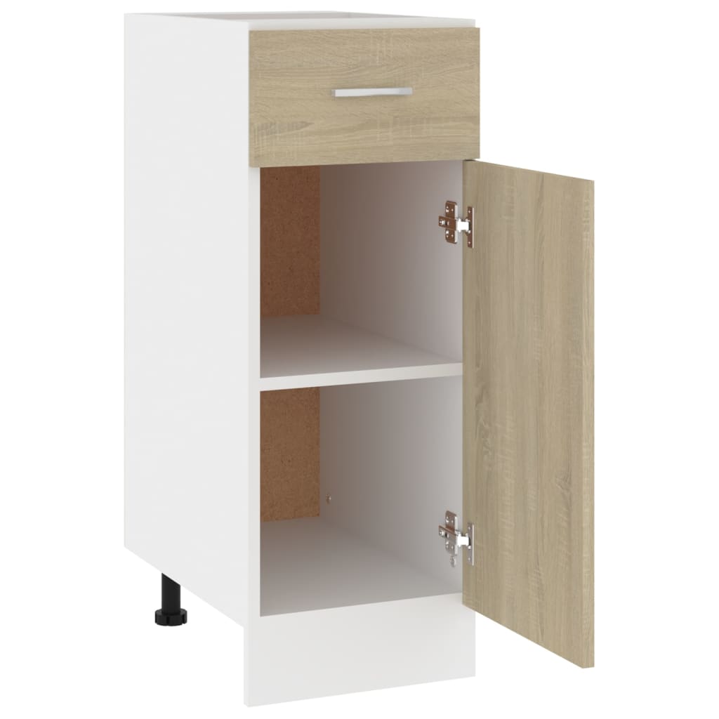 Unterschrank Lyon Weiß 60x46x81,5 cm Holzwerkstoff