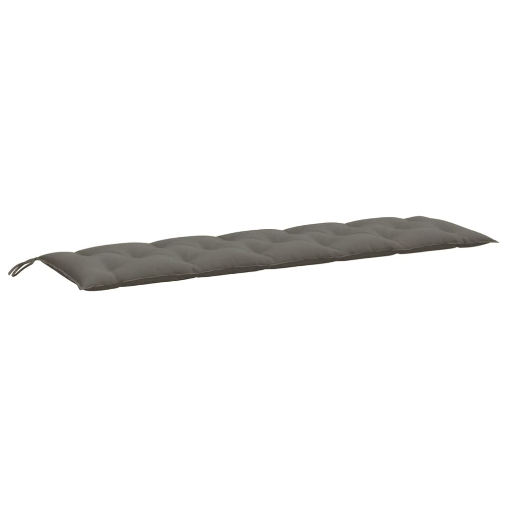 Gartenbank-Auflage Melange Anthrazit 100x50x7 cm Stoff