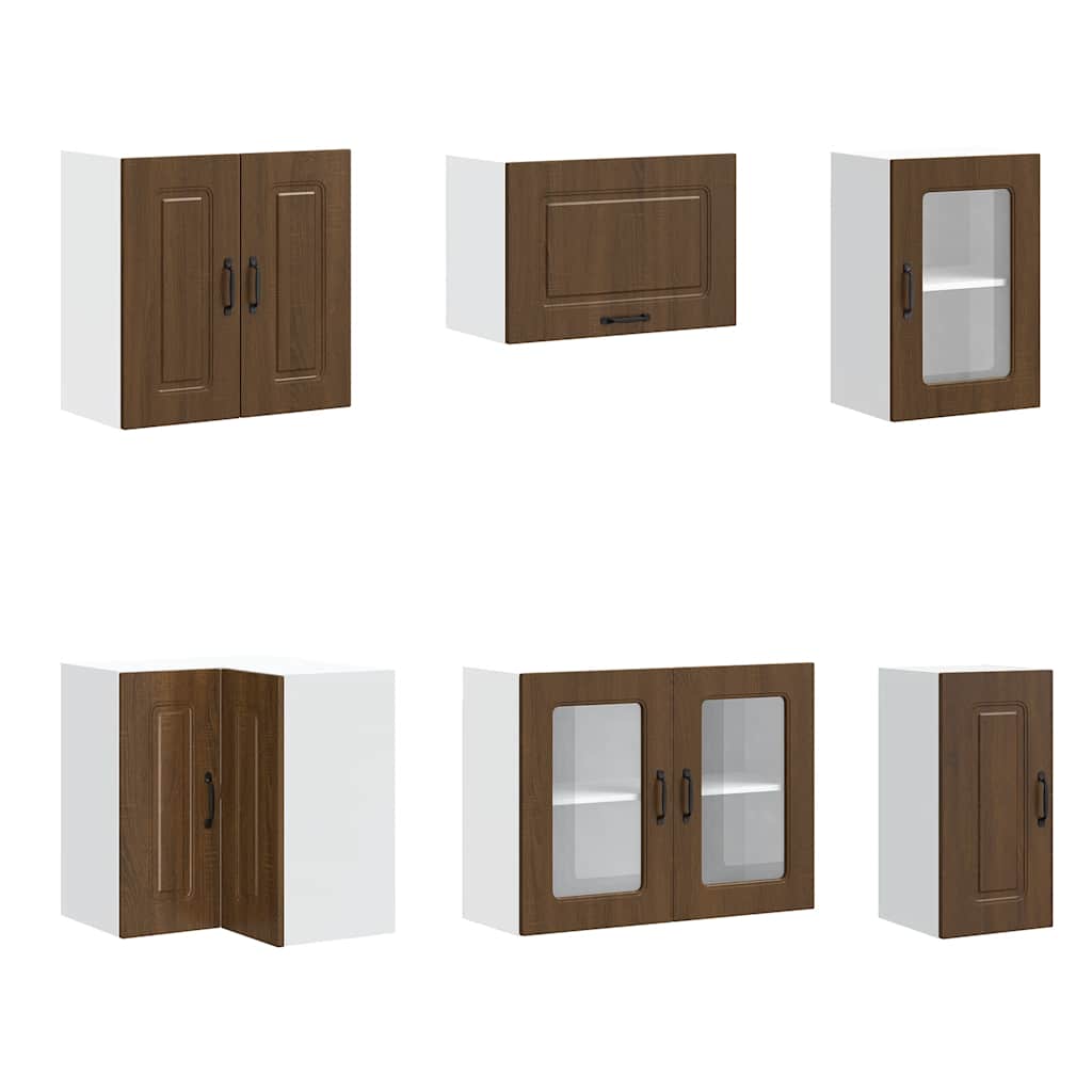 11-tlg. Küchenschrank-Set Kalmar Weiß Holzwerkstoff