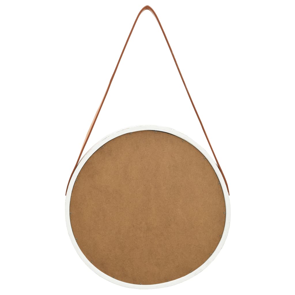 Wandspiegel mit Riemen 60 cm Golden