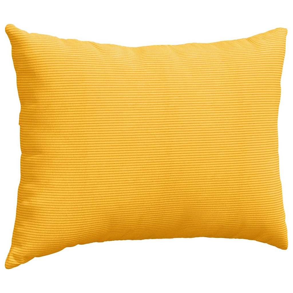 Sofakissen 2 Stück Hellgrau 50 x 30 cm Cordstoff
