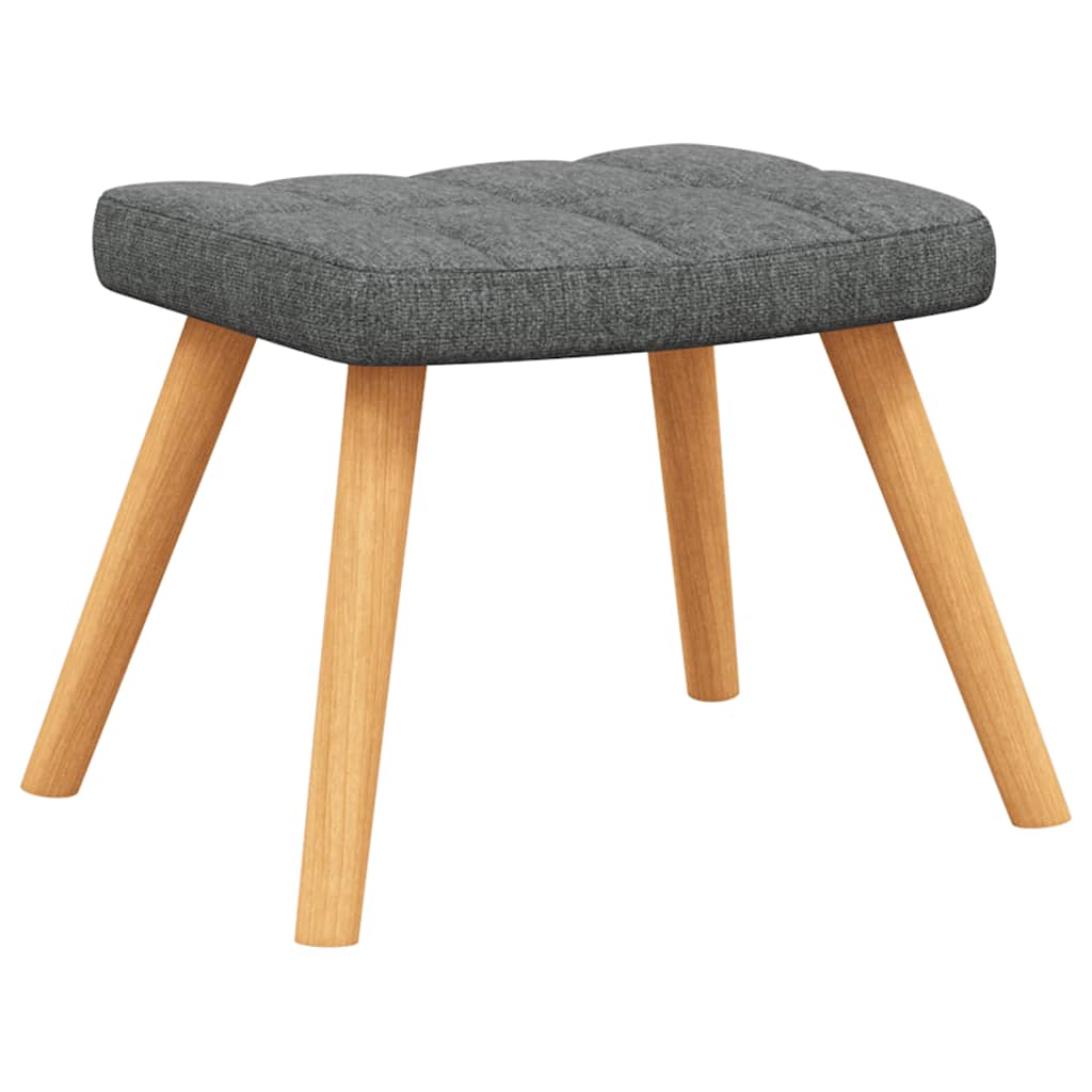 Schaukelstuhl Taupe Stoff