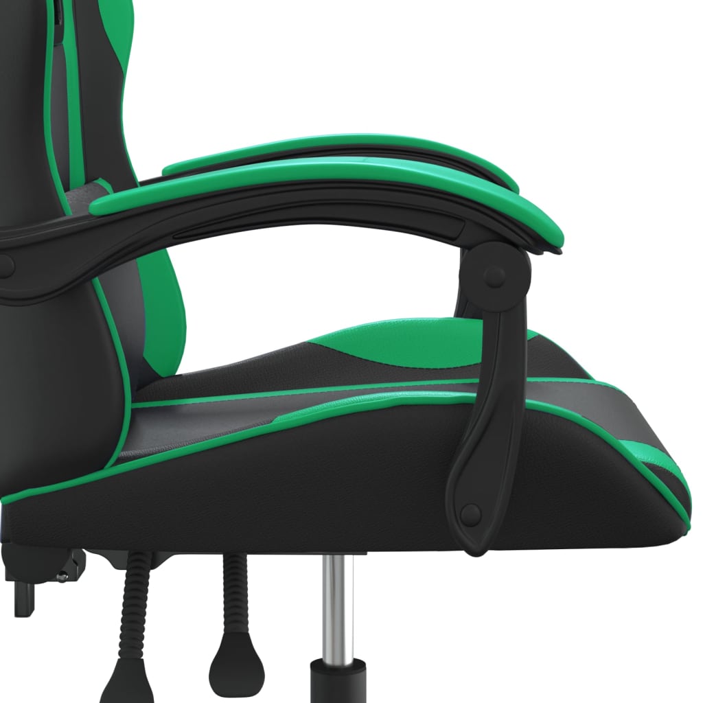 Gaming-Stuhl Schwarz und Golden Kunstleder