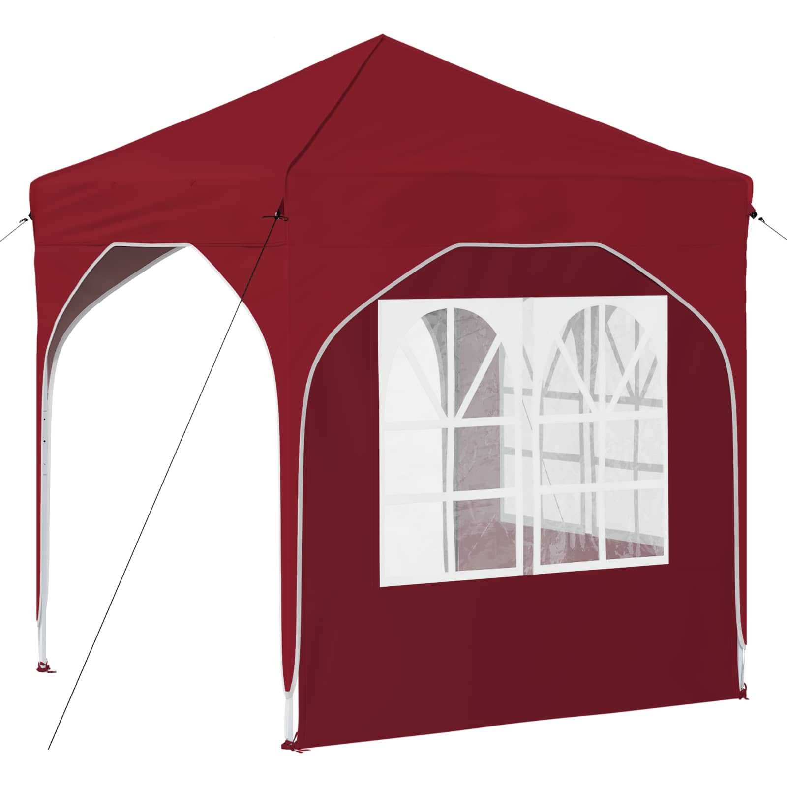 Pop-up Partyzelt 194 x 194 x 245 cm Creme