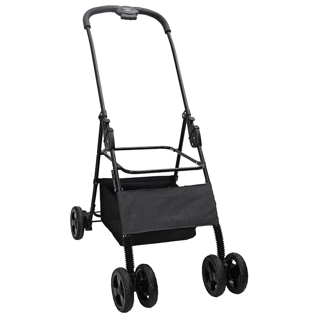 Faltbarer Haustierwagen Rosa 81 x 47 x 99 cm Polyester