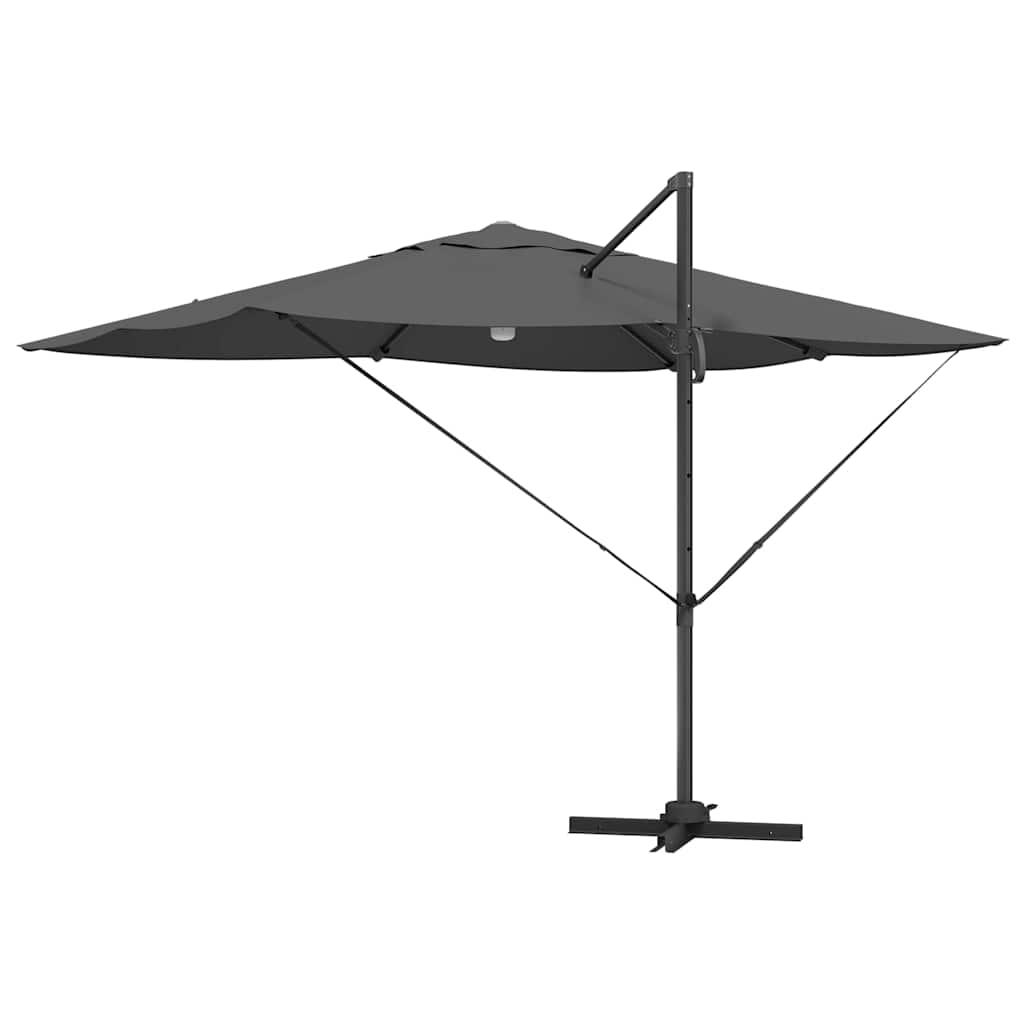 Sonnenschirm Sand 351 x 250 x 253 cm Polyester und Aluminium