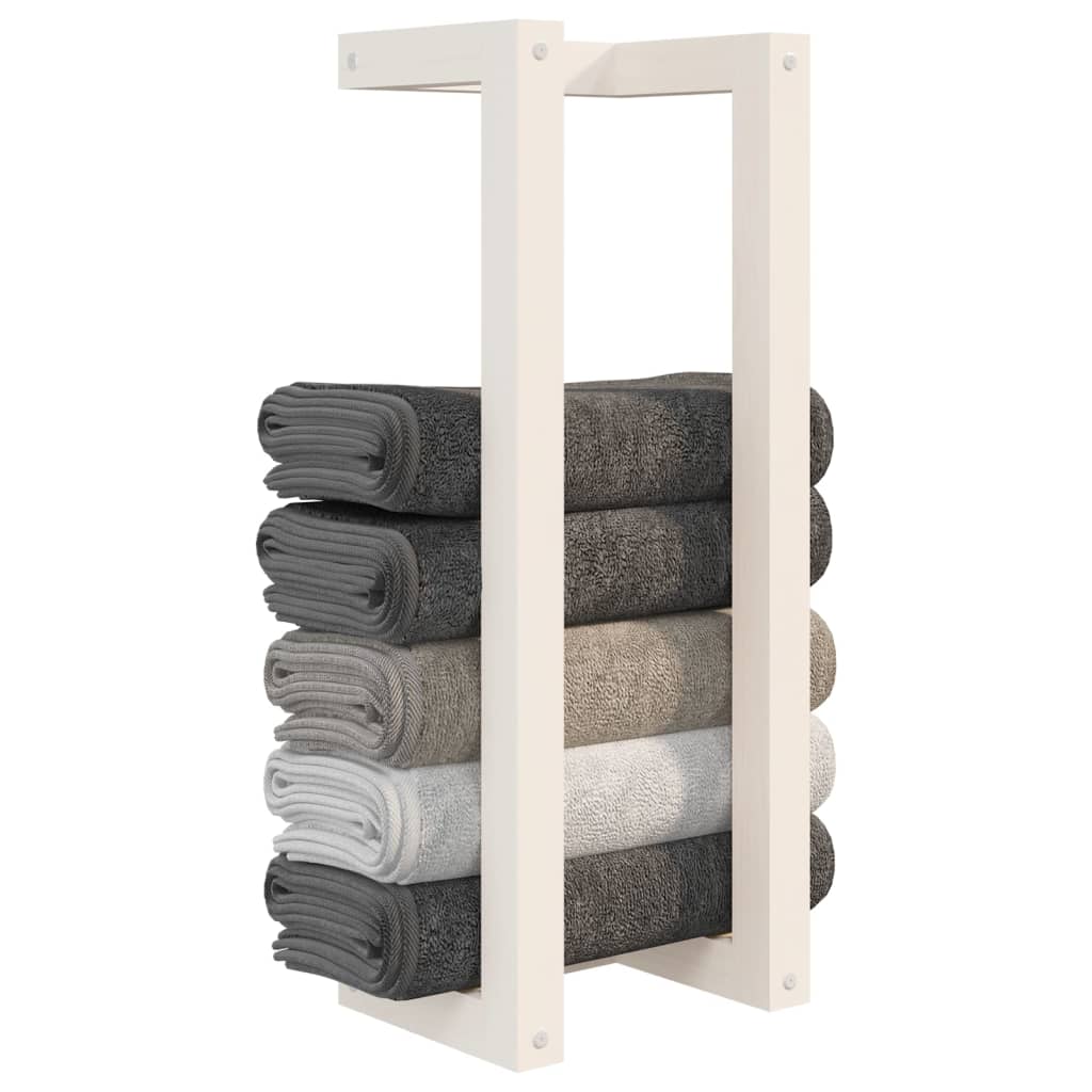 Handtuchhalter 23x18x60 cm Massivholz Kiefer