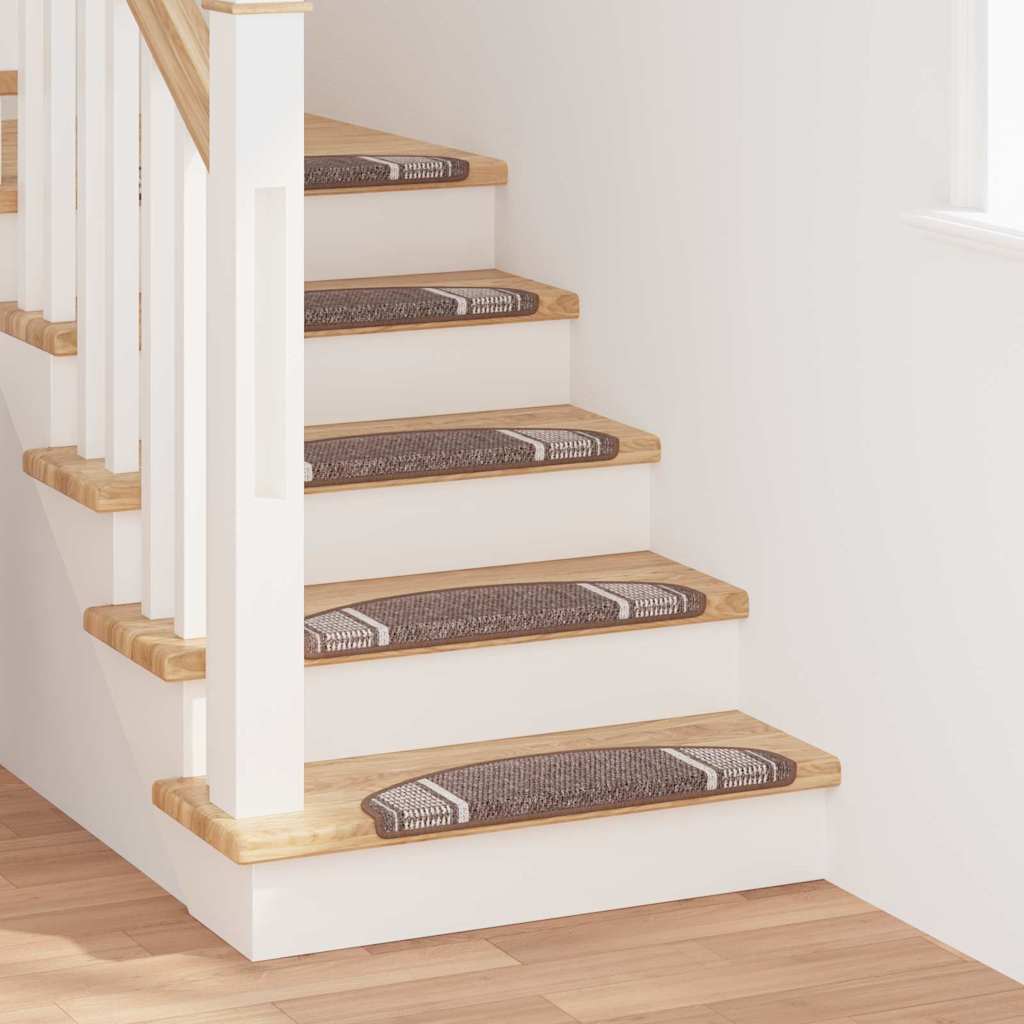 Selbstklebende Treppenschoner 15 pcs Anthrazit 65 x 21 x 4 cm