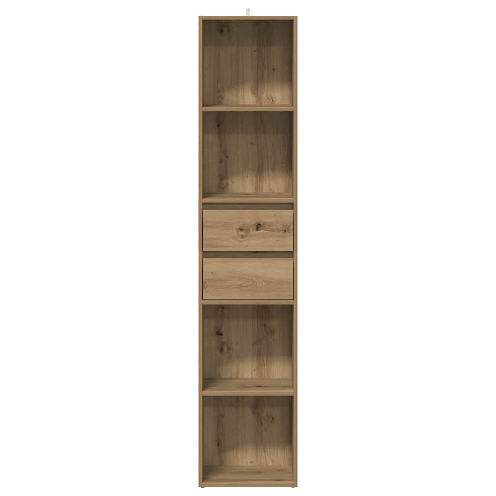 Bücherregal Weiß 36x30x171 cm Holzwerkstoff