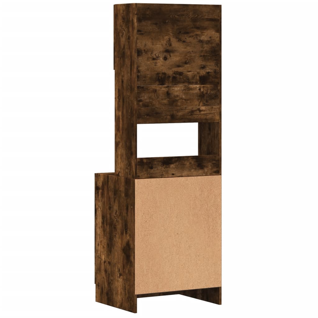 Küchenschrank Weiß 60x50x180 cm Holzwerkstoff