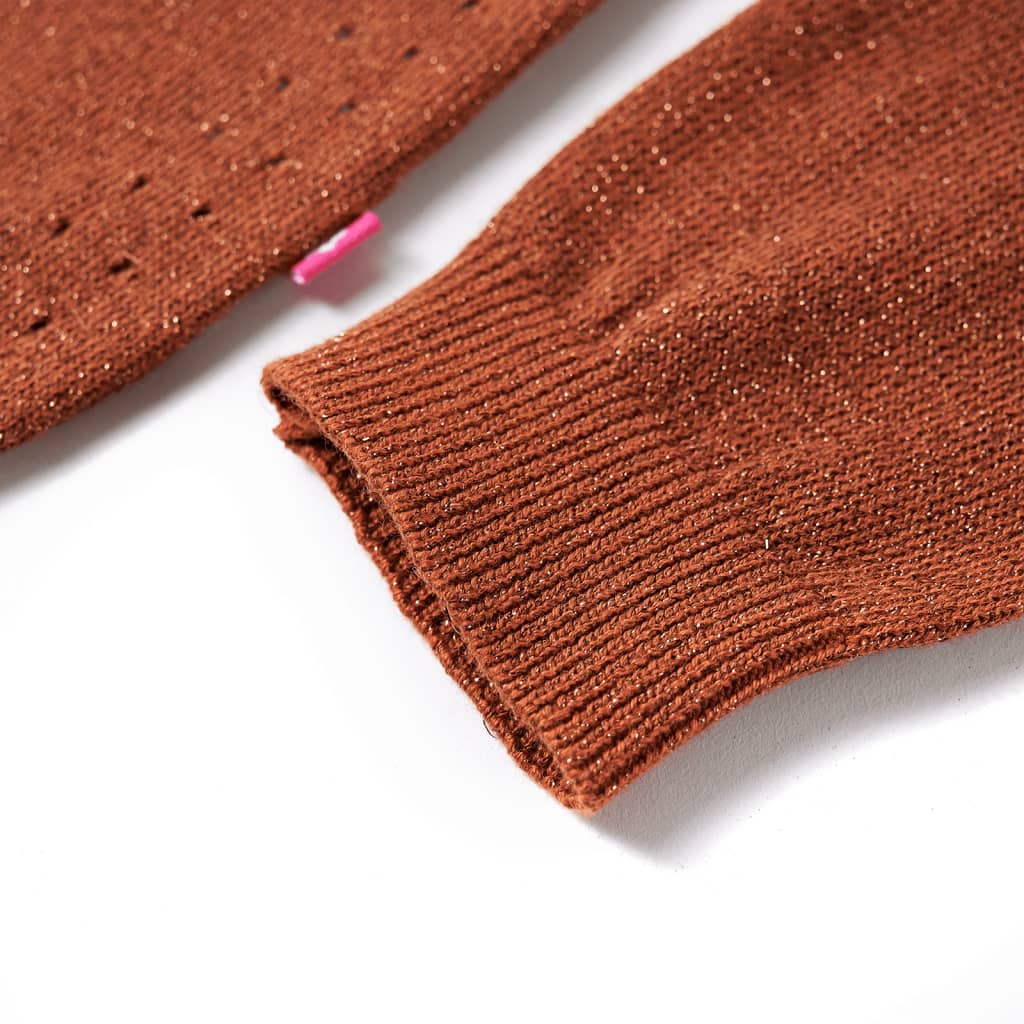 Kinder-Strickjacke Cognac 92